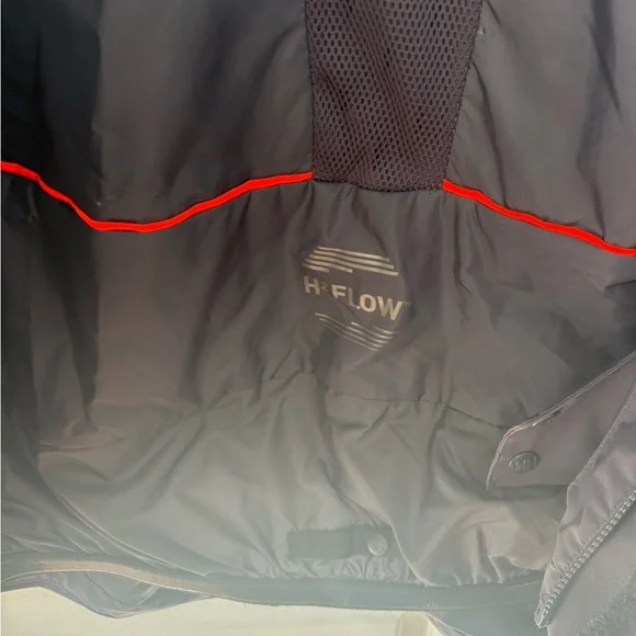 Helly Hansen Men's Dark Blue Jacket with Orange Details - Picture 4 of 9